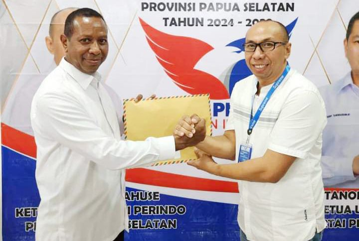 Partai Perindo Rekomendasikan Apolo Safanpo Maju Pilgub Papua Selatan 