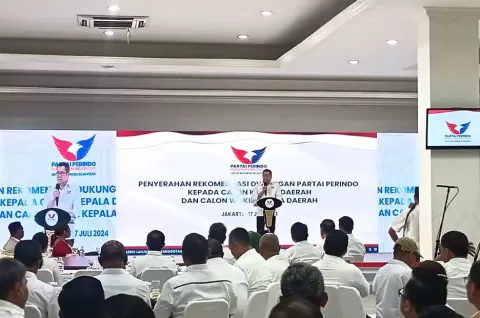 HT Kenalkan Petahana Cagub Sumsel Herman Deru dan Cagub NTB Sitti Rohmi di DPP Partai Perindo 