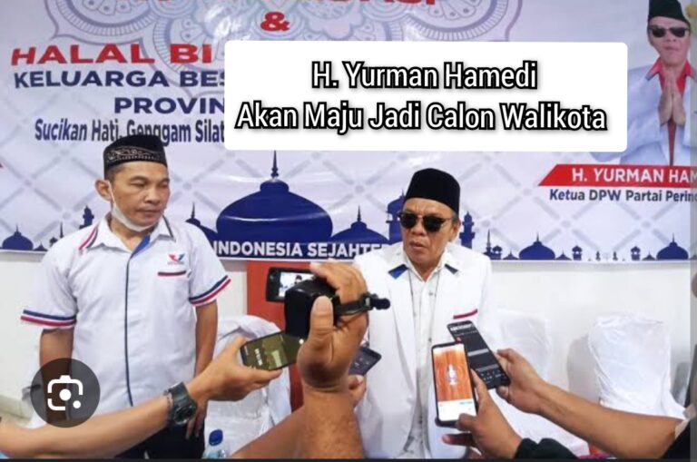 Partai Perindo Bengkulu Bakal Ajukan Ketua DPW Yurman Hamedi Maju Pilwakot 2024