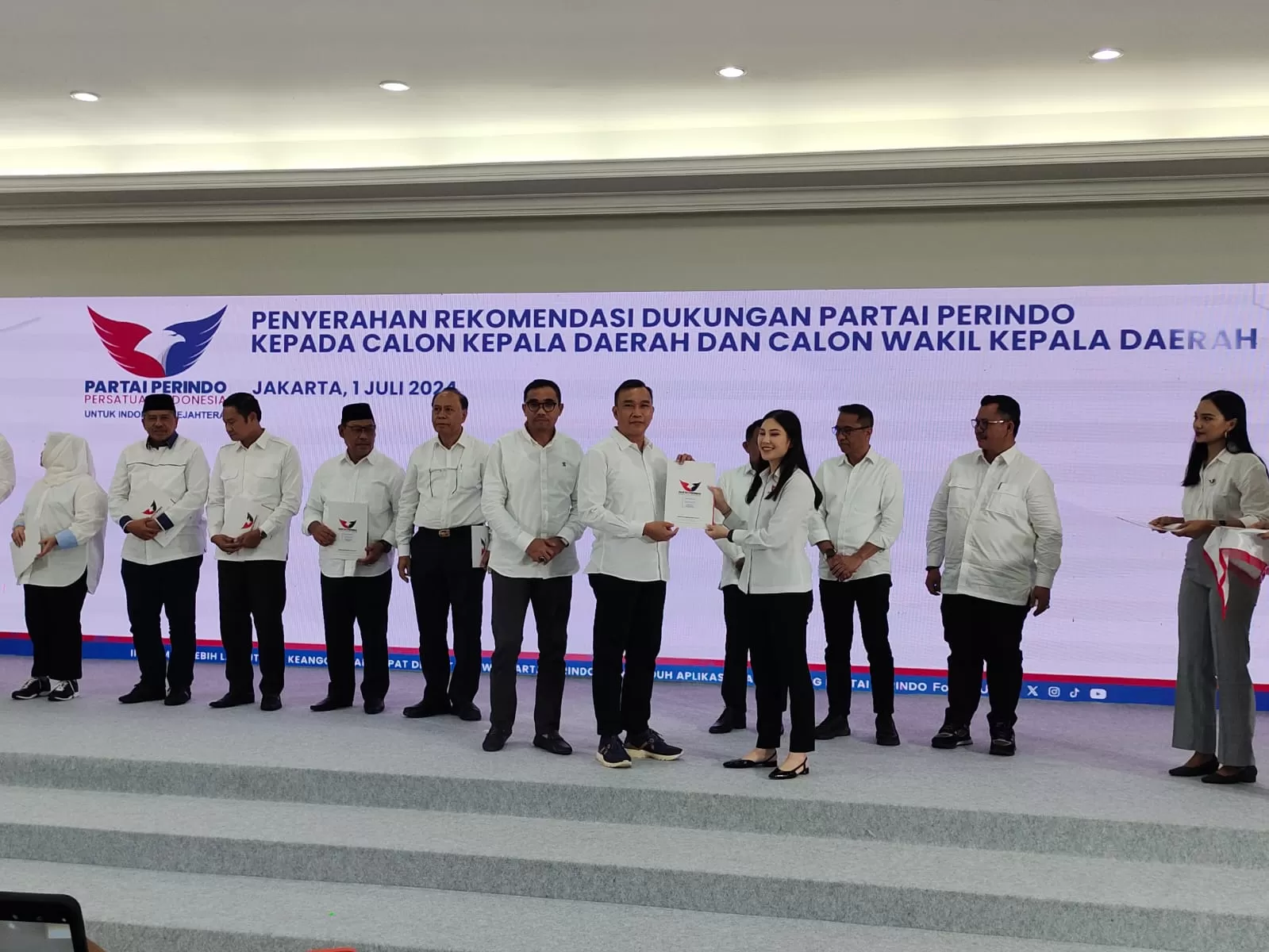 Fix, Partai Perindo Beri Dukungan ke Paslon Nata-Hafizh Tarung di Pilkada Kepahiang 2024