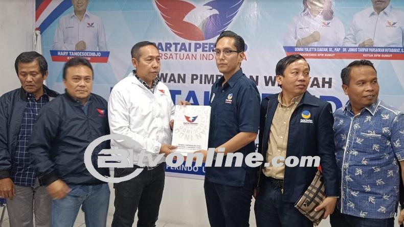 Ketua DPW Partai Perindo Sumut Sambut Hangat Langkah Rico Waas Daftar Bacawalkot Medan
