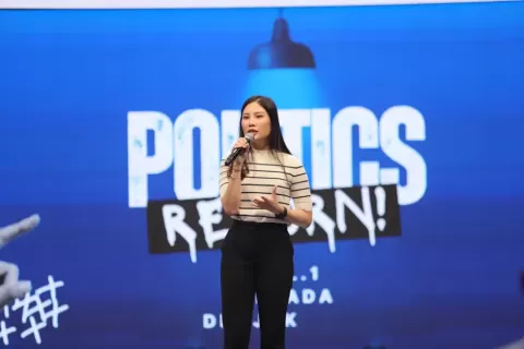Hadapi Bonus Demografi, Angela Tanoesoedibjo: Generasi Muda Butuh Banyak Ruang Diskusi Politik 
