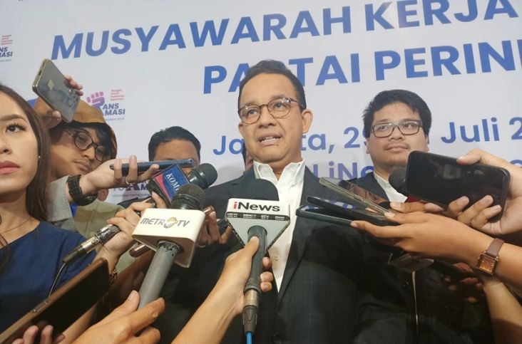 Mukernas Partai Perindo, Anies Bicara Eksekutif dan Legislatif yang Bisa Dikritik 