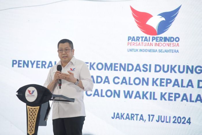 Partai Perindo Usung 42 Cakada, Hary Tanoe: Sangat Intensif dan Masif Ambil Bagian di Pilkada 2024