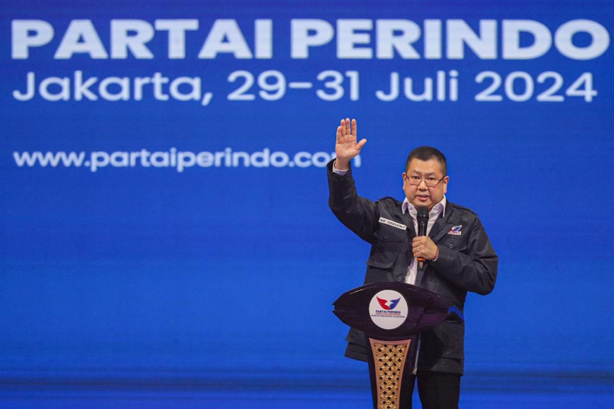 Mukernas Partai Perindo, Hary Tanoe: Bonus Demografi Jadi Momentum Indonesia Maju