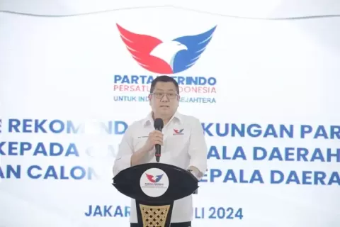 Pesan HT ke Pengurus DPP Partai Perindo: Kawal Cakada hingga Menang di Pilkada 2024 
