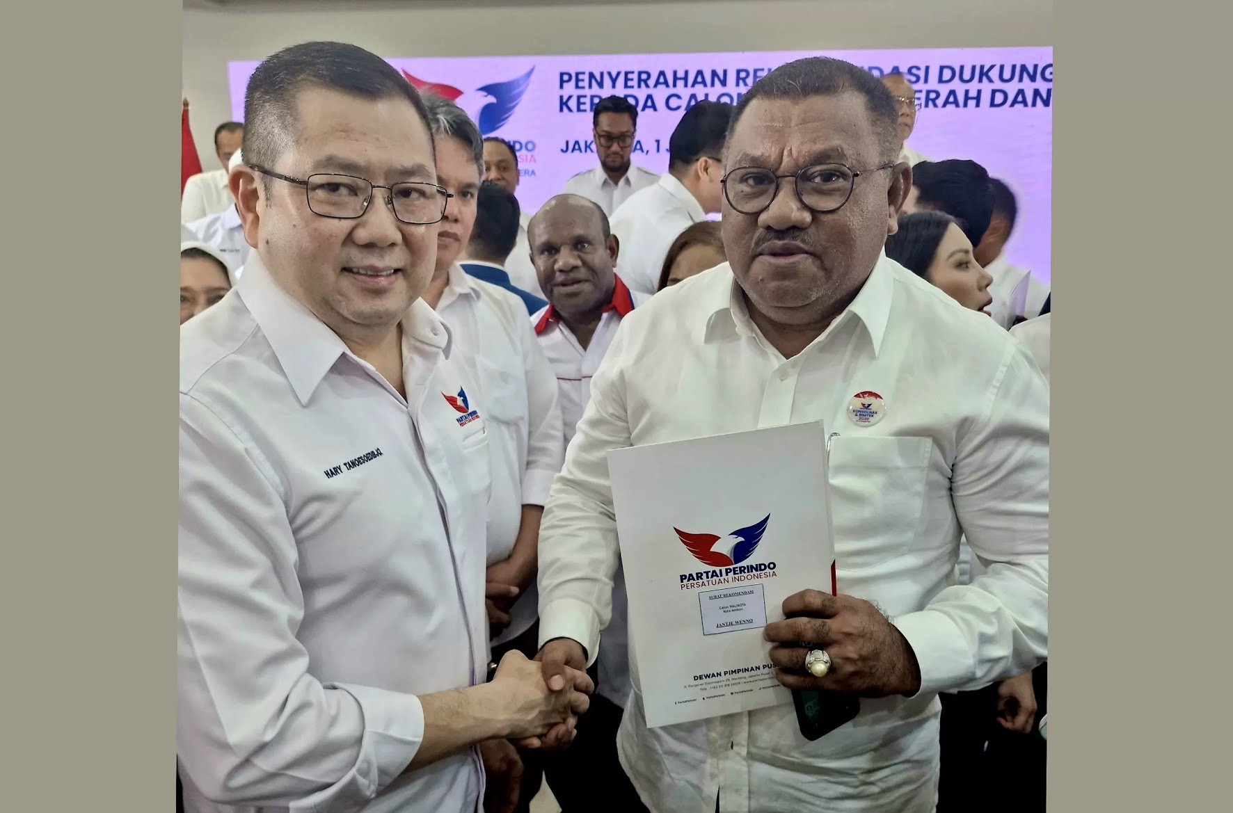 Akhirnya Jantje Wenno Peroleh Rekomendasi Partai Perindo