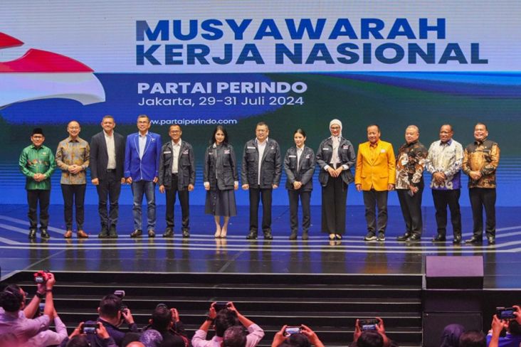 Sejumlah Parpol Hadiri Mukernas Partai Perindo 2024, Mulai PAN hingga Demokrat 