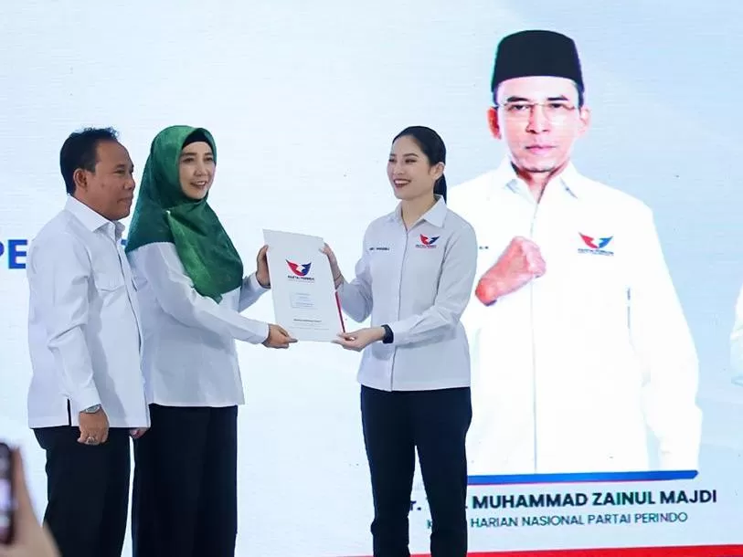 Dapat Rekomendasi Partai Perindo, Rohmi-Firin Optimis Bisa Mendaftar ke KPU untuk Maju di Pilgub NTB 2024