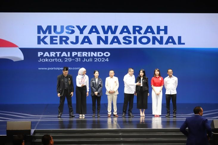 Wakili Prabowo Hadiri Mukernas Partai Perindo, HT: Terima Kasih Pak Dasco 