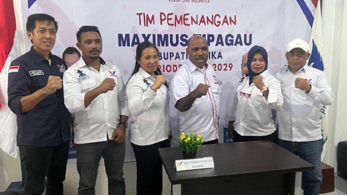 Didukung Partai Perindo, Nasdem, dan PKB, Maximus Tipagau Siap Bawa Perubahan di Mimika 
