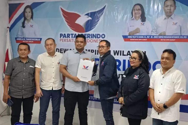 Bobby Nasution Terima B1KWK Partai Perindo untuk Pilgub Sumut 2024