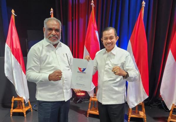 Abisai Rollo – Rustan Saru Bertekad Sejahterakan Warga Kota Jayapura, Sesuai Visi Partai Perindo