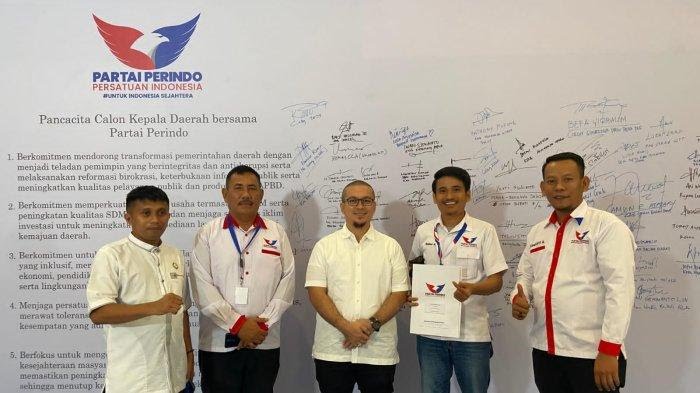 Arsal Aras Dapat Rekomendasi DPP Partai Perindo Bertarung di Pilkada Mateng