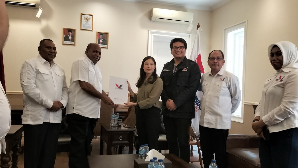 Partai Perindo Dukung Mathius Fakhiri-Aryoko Rumaropen, Angela Tanoesoedibjo: Kita Bersinergi Sejahterakan Papua