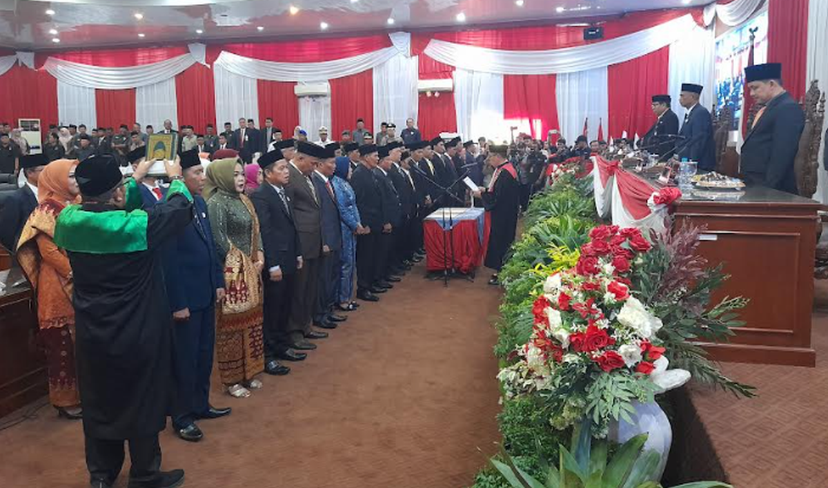 Dua Kader Parti Perindo Dilantik Jadi Anggota DPRD Kota Bengkulu