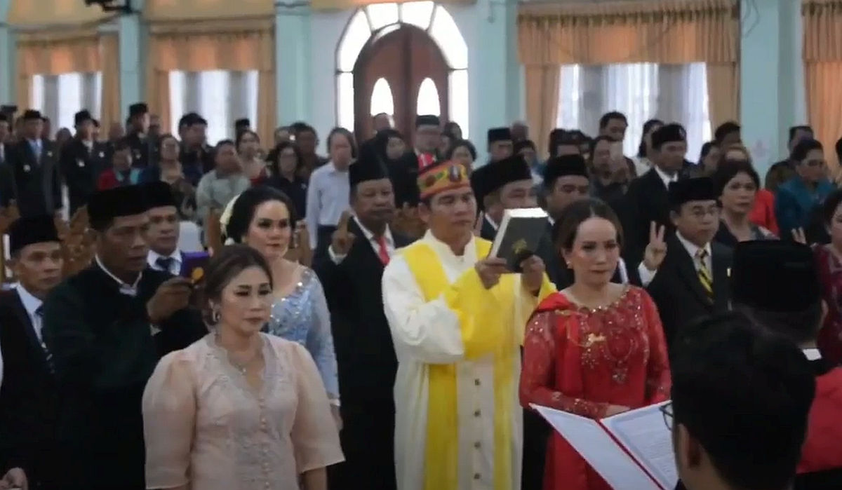 Usai Dilantik Jadi Anggota DPRD Gunung Mas, Espriadi Siap Bangun Partai Perindo Lebih Maju