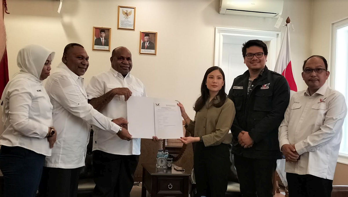 Partai Perindo Dukung Mathius Fakhiri-Aryoko Rumaropen di Pilgub Papua, Angela Tanoesoedibjo: Semoga Berjalan Lancar Pemilihannya