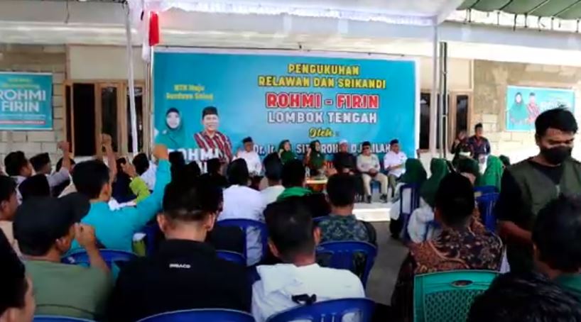 Koordinator Relawan: Menurut Survei Pasangan Rohmi-Firin Hampir Capai Target Suara di Seluruh NTB