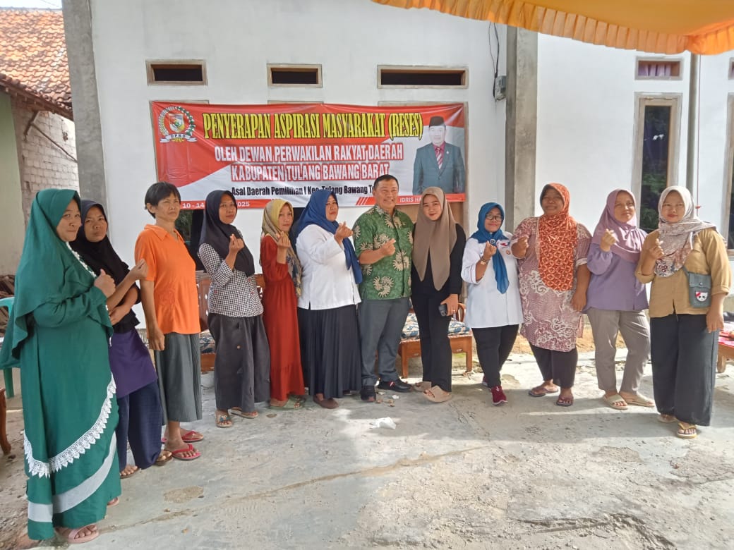 Dua Anggota Legislatif dari Partai Perindo Gelar Reses, Prioritaskan Keluhan Warga Tulang Bawang Barat