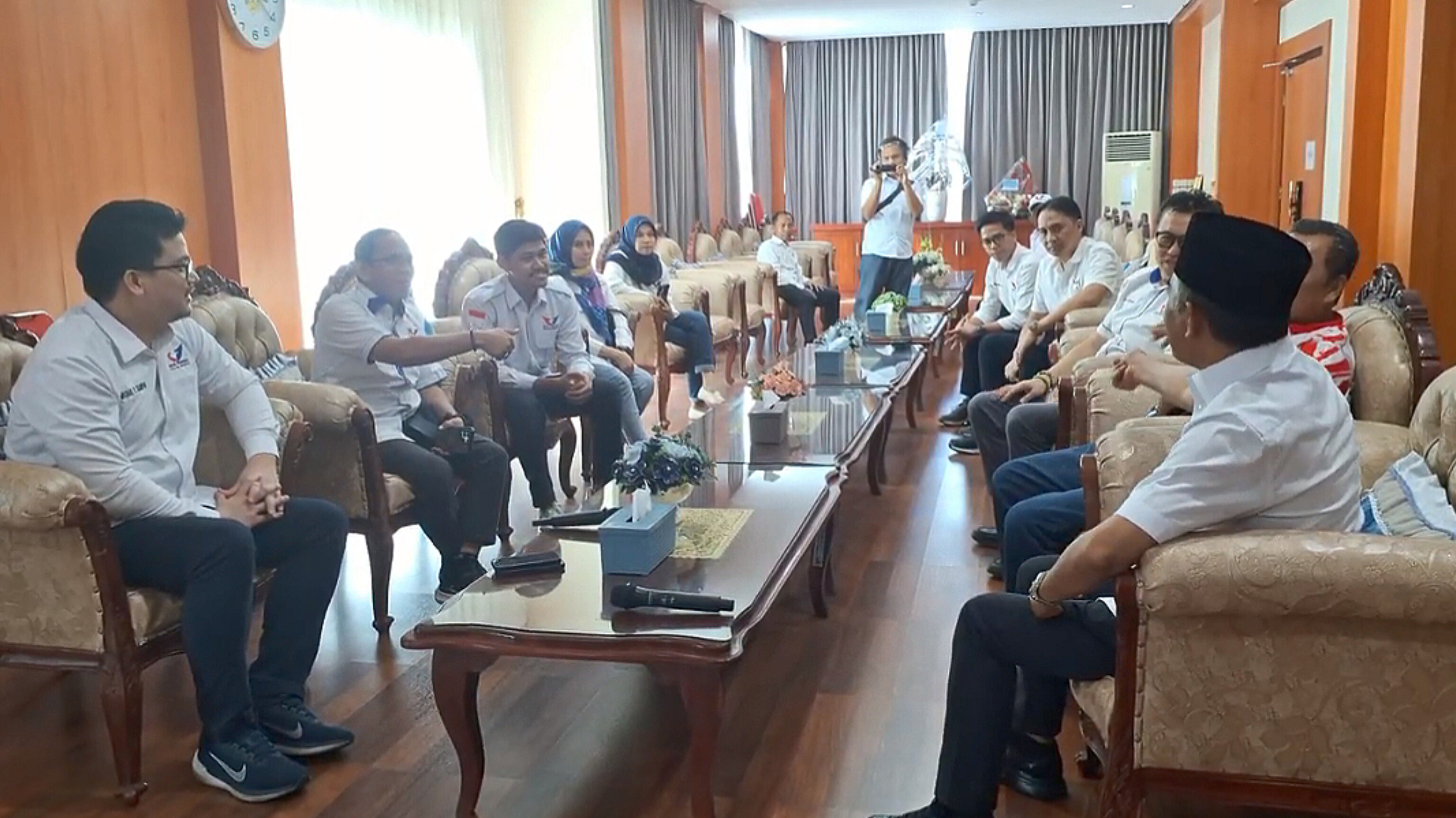 Silaturahmi dengan Gubernur Anwar Hafid, Partai Perindo Siap Berkolaborasi Majukan Sulawesi Tengah