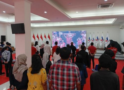 Perindo Gelar Nobar Timnas Indonesia vs Australia di DPP Menteng, Disambut Antusias! 