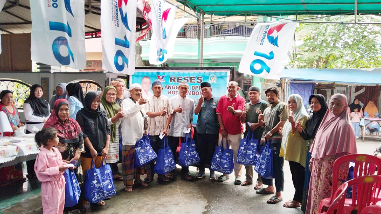 Reses di Nusaniwe, Legislator Partai Perindo Rahwidin La Ode Serap Aspirasi Warga Ambon untuk Perubahan Nyata