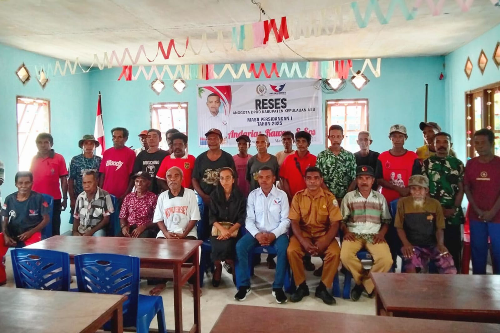 Anggota DPRD Partai Perindo Andarias Kawan Serap Aspirasi di Aru Tengah, dari Infrastruktur hingga Bantuan Sosial