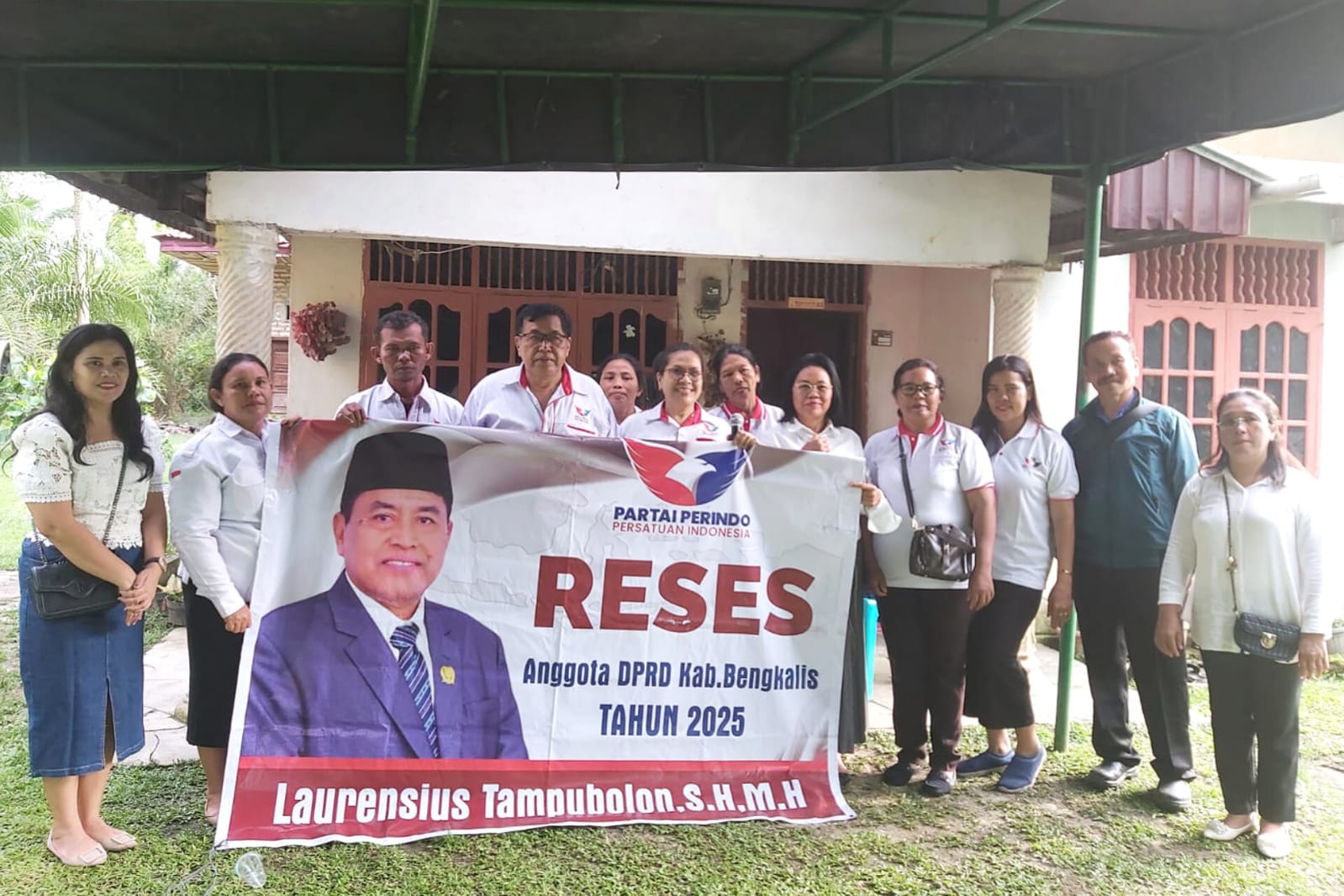Gelar Reses, Anggota DPRD Partai Perindo Laurensius Tampubolon Berjuang Maksimal Wujudkan Aspirasi Masyarakat Bengkalis