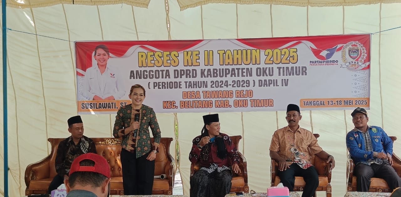 Serap Aspirasi Warga di OKU Timur Sumsel, Legislator Partai Perindo Susilawati Fokus Perbaikan Jalan & Penguatan UMKM