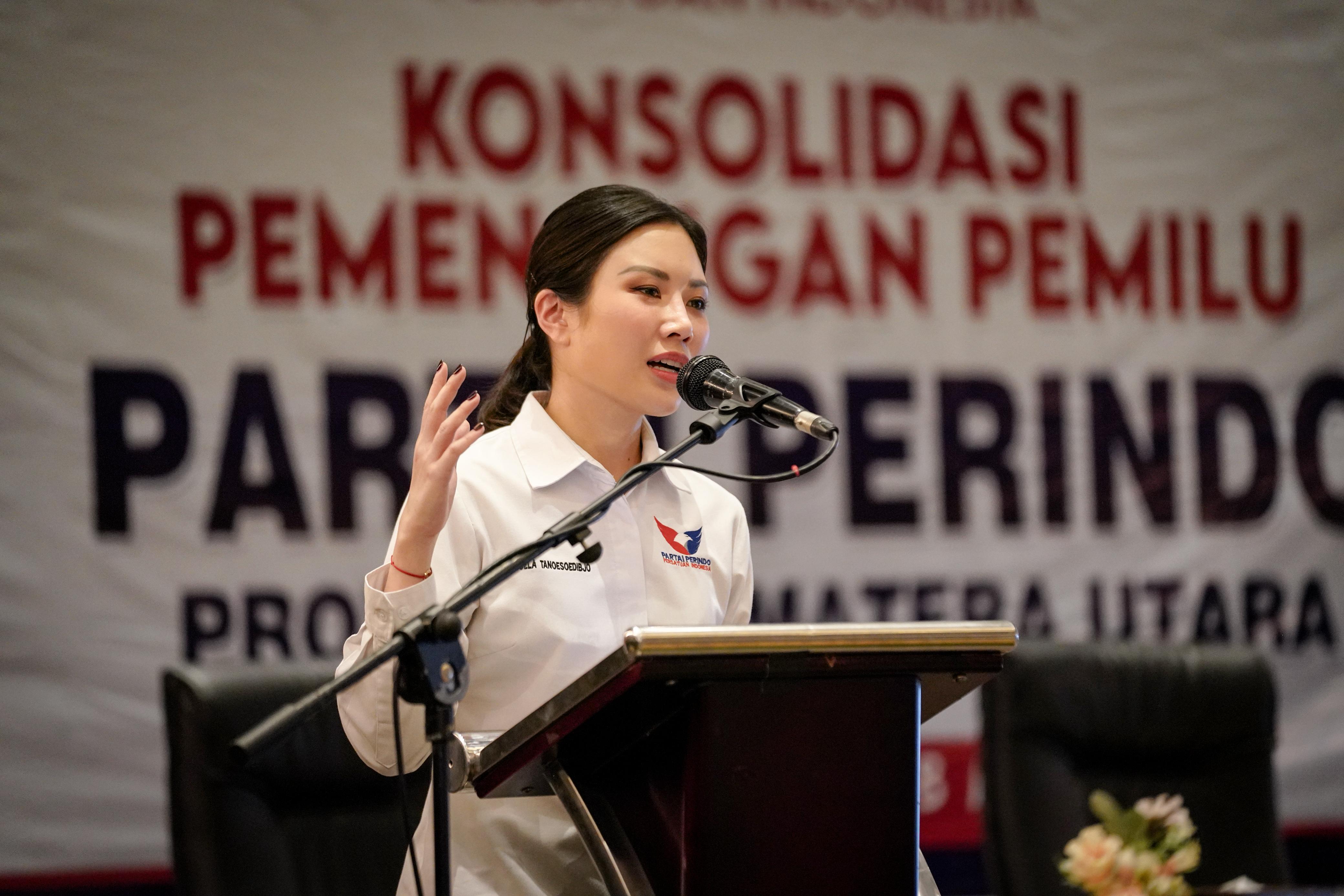 Partai Perindo Sumatera Utara Mantapkan Konsolidasi, Angela Tanoesoedibjo: Saya Optimis karena Kekuatan Kita Besar