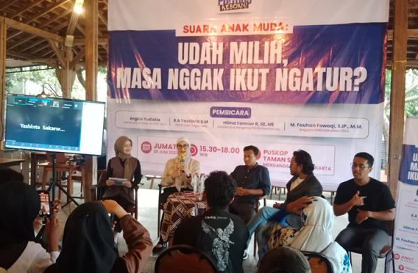 Diskusi Politik Reborn, Plt Ketua DPW Perindo DIY: Anak Muda Harus Bersuara