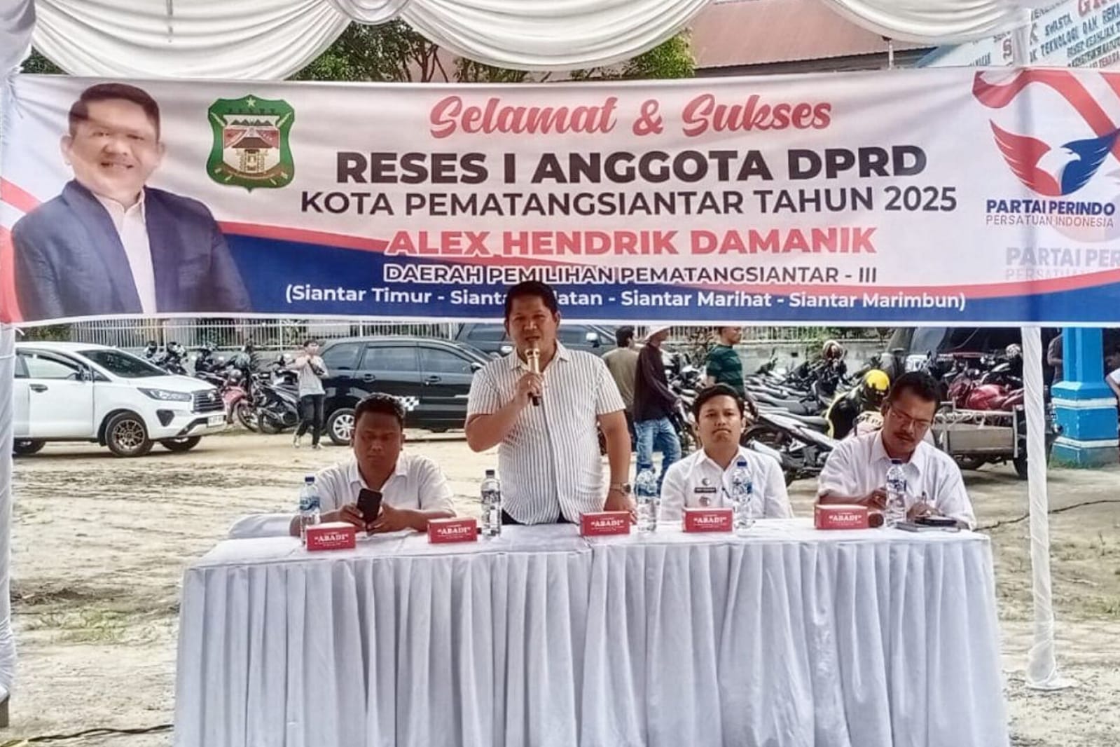 Dari Perbaikan Drainase hingga Lampu Jalan, Legislator Partai Perindo Pematangsiantar Alex Hendrik Damanik Siap Kawal Harapan Rakyat Jadi Nyata