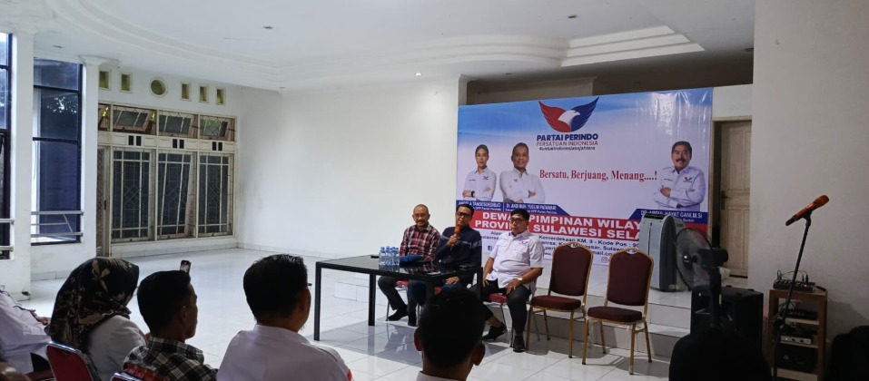 Partai Perindo Sulsel Konsolidasikan 24 DPD, Nurdin Abdullah Serukan Penguatan Kerja Kolektif Hadapi Agenda Strategis ke Depan