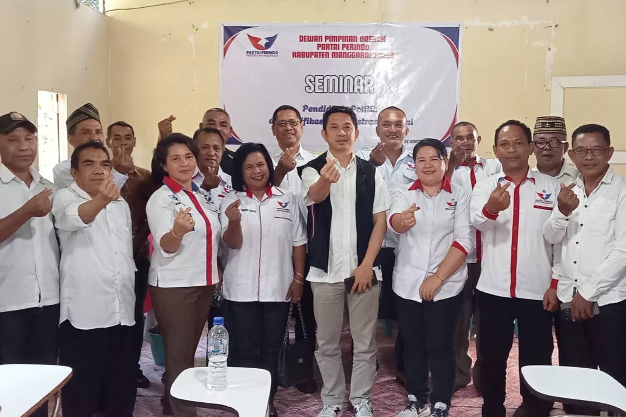 Bangun Manggarai Timur Makmur & Sejahtera, Partai Perindo NTT Siap Jadi Mitra Strategis Pemerintah