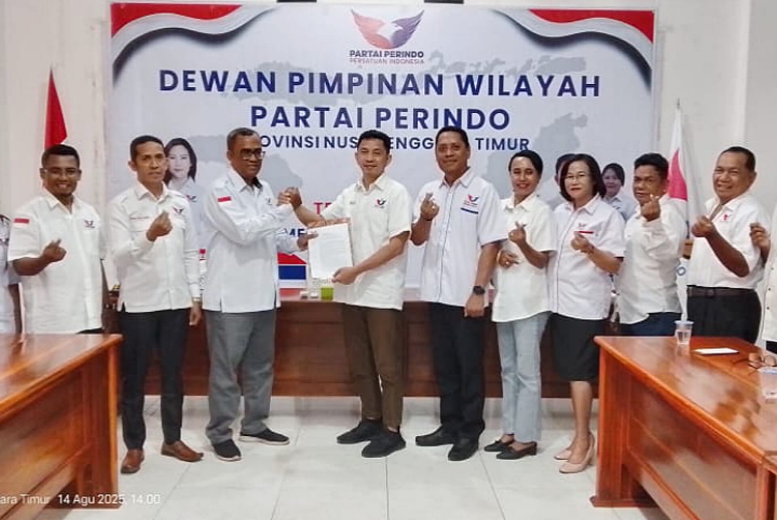 Nakhodai Partai Perindo Sabu Raijua NTT, Lasarus Riwu Rohi Optimistis Raih Fraksi Utuh di DPRD