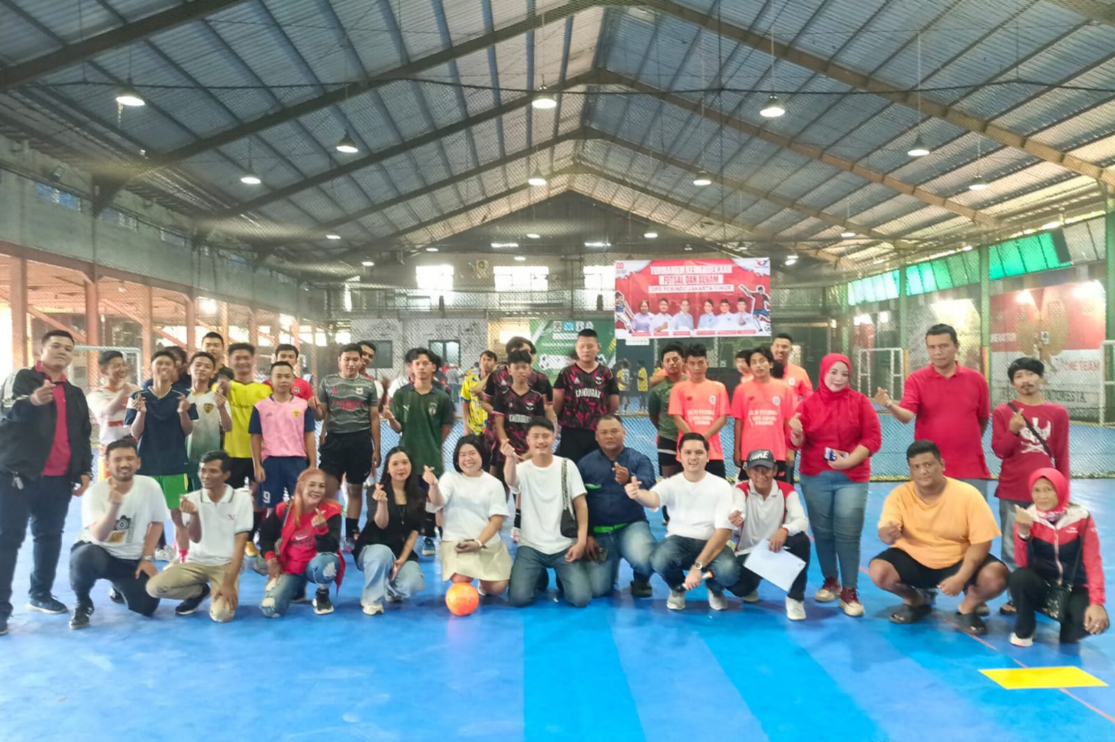 Pererat Kebersamaan, Partai Perindo Jakarta Timur Gelar Turnamen Kemerdekaan Futsal & Senam