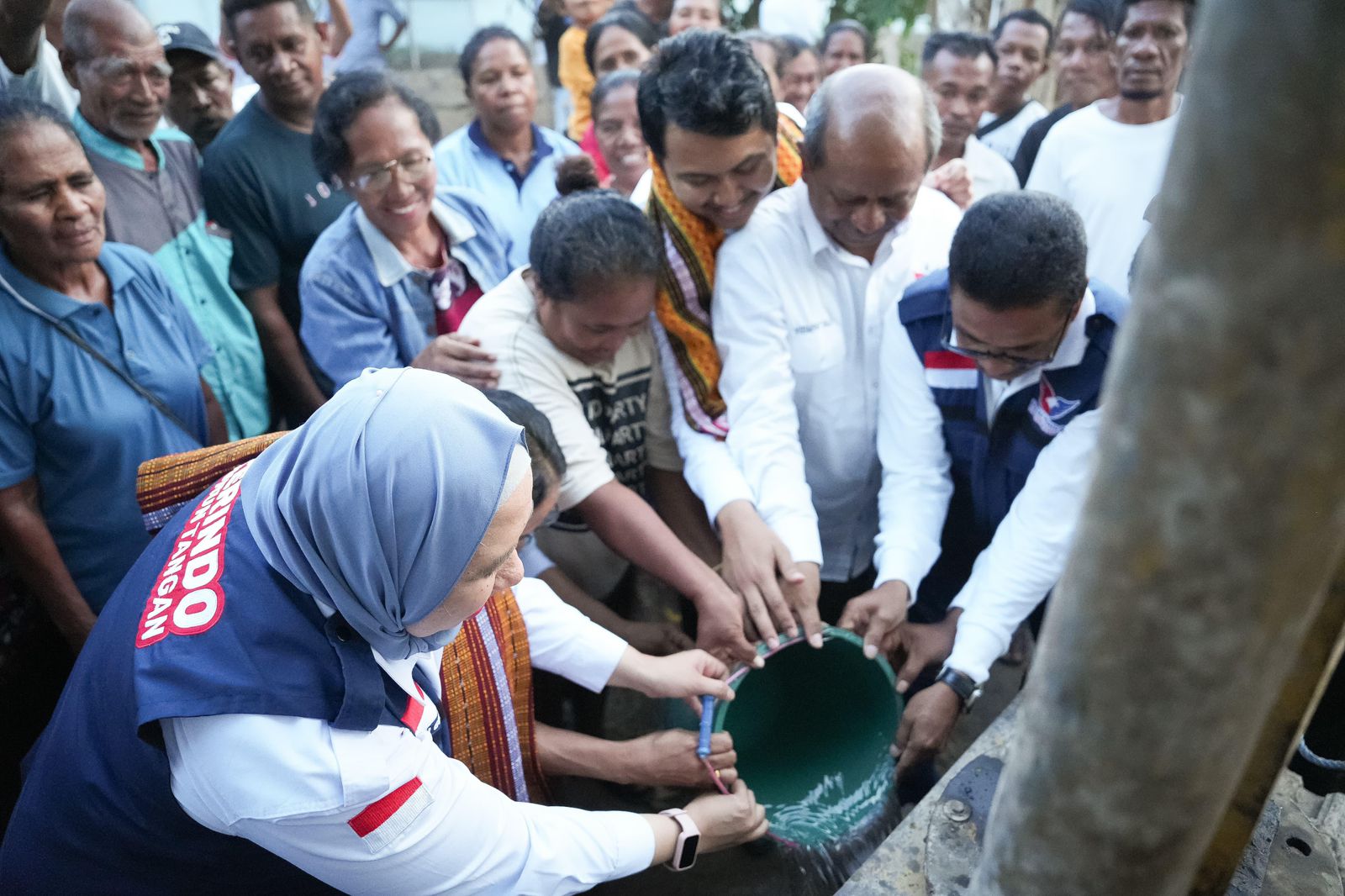 Aksi Nyata Dimulai dari Sikka NTT Sambut HUT ke-11, Partai Perindo Bangun Sebelas Titik Sumber Air Bersih