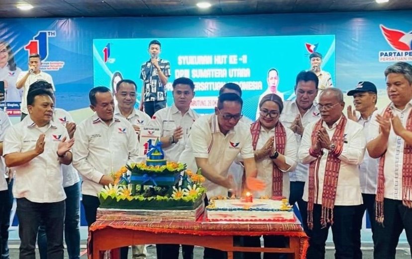 Partai Perindo Sumatera Utara Syukuran HUT ke-11, JTP Hutabarat Tegaskan Prioritas Sejahterakan Masyarakat
