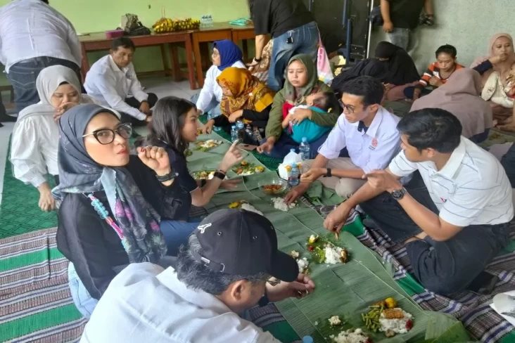 Liwetan Bersama Warga, Ketum Perindo Angela Tanoesoedibjo Beri Edukasi Cegah Stunting