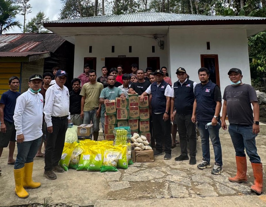 Perindo Tapanuli Utara Berikan Bantuan ke Korban Banjir dan Longsor