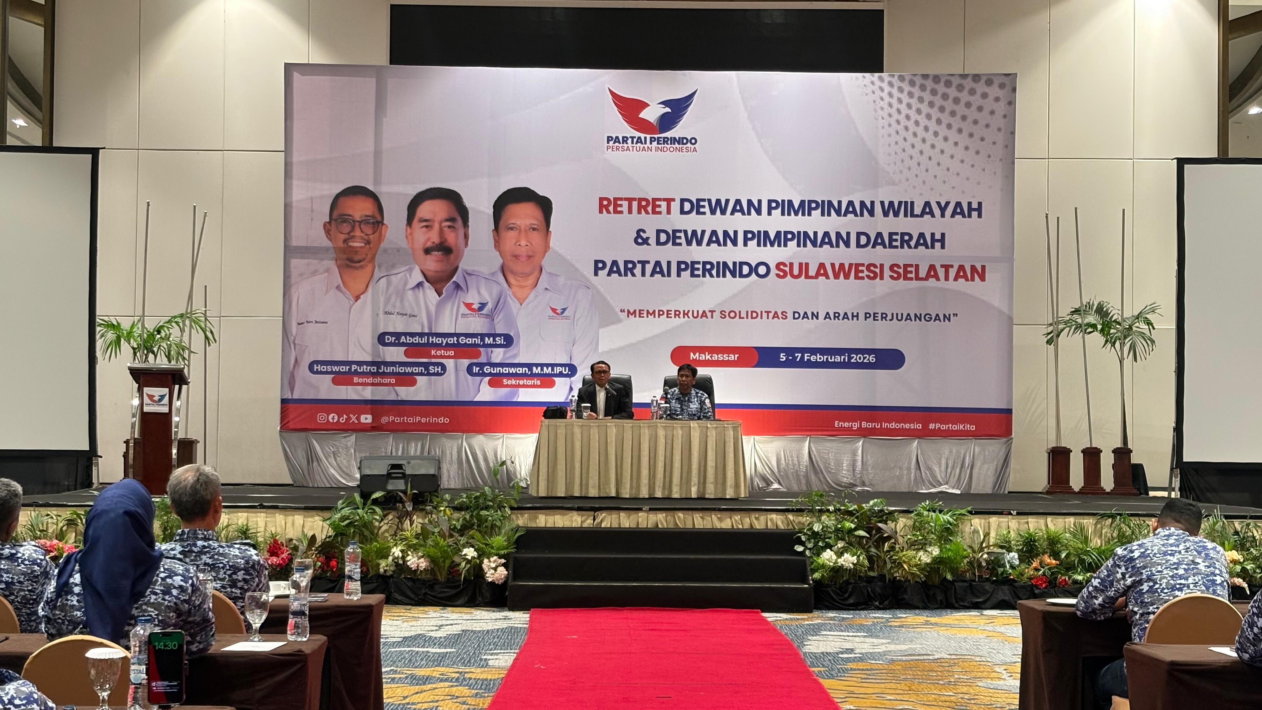 Nurdin Abdullah Isi Materi Retret Partai Perindo Sulsel
