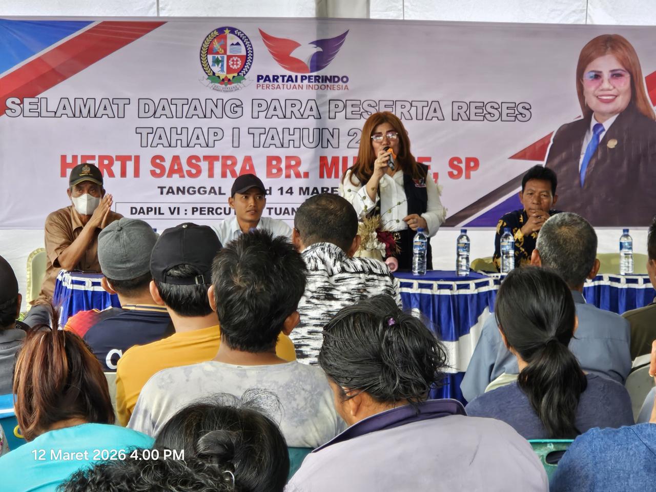 Reses, Herti Sasatra Munthe Serap Aspirasi Warga dan Dorong Penguatan Ekonomi Kerakyatan