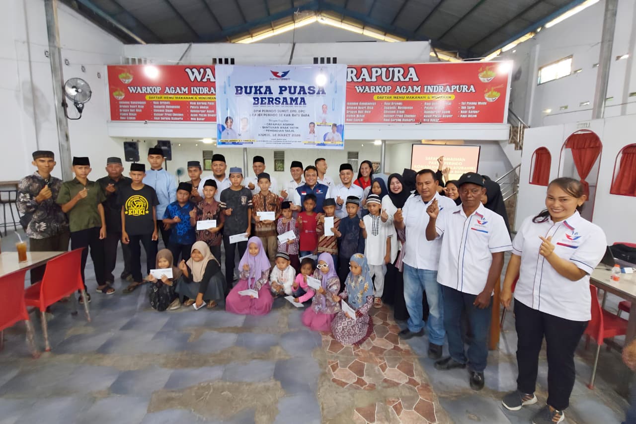 Ramadan Jadi Momentum Konsolidasi Partai Perindo Batu Bara Jelang Verifikasi KPU