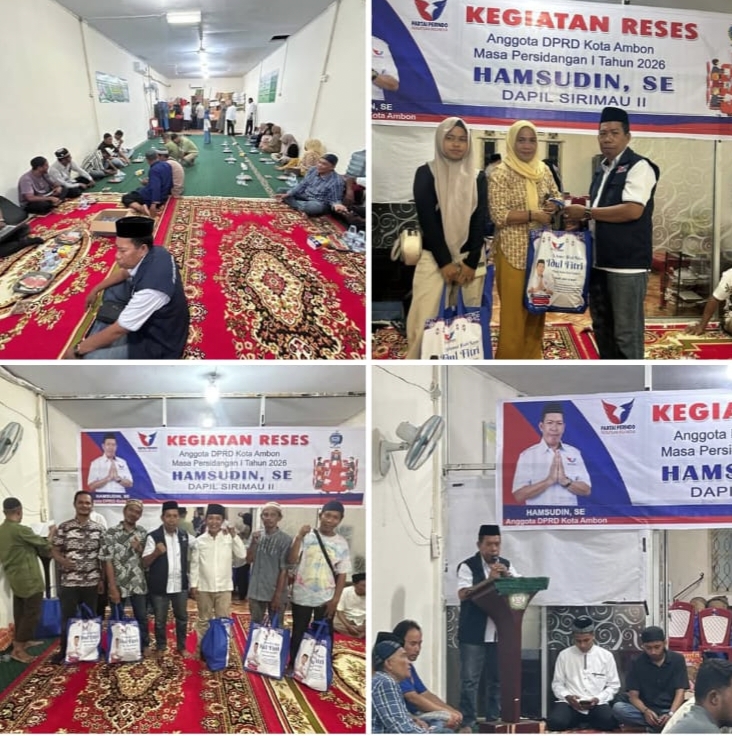 Reses Ramadan di Ambon, H. Hamsudin Serap Aspirasi Warga dan Dorong Penguatan Ekonomi Kerakyatan