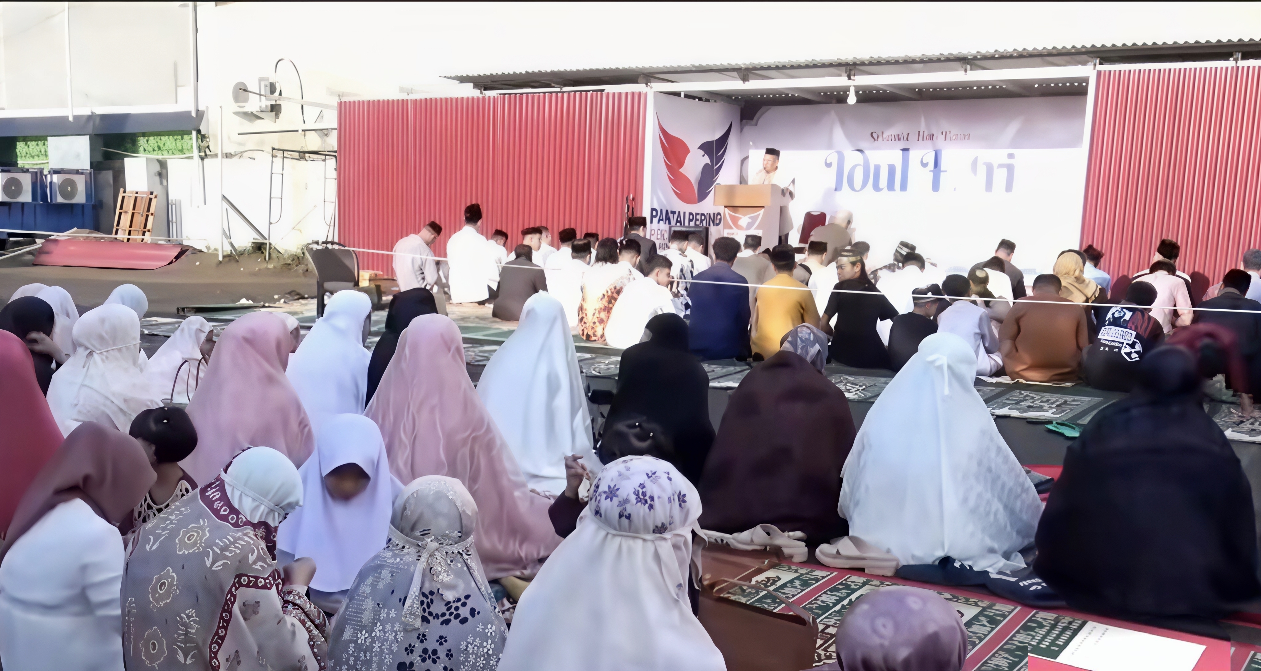 Salat Idul Fitri Bersama Warga, Abdul Hayat Gani Tegaskan Kehadiran Perindo di Ruang Keumatan