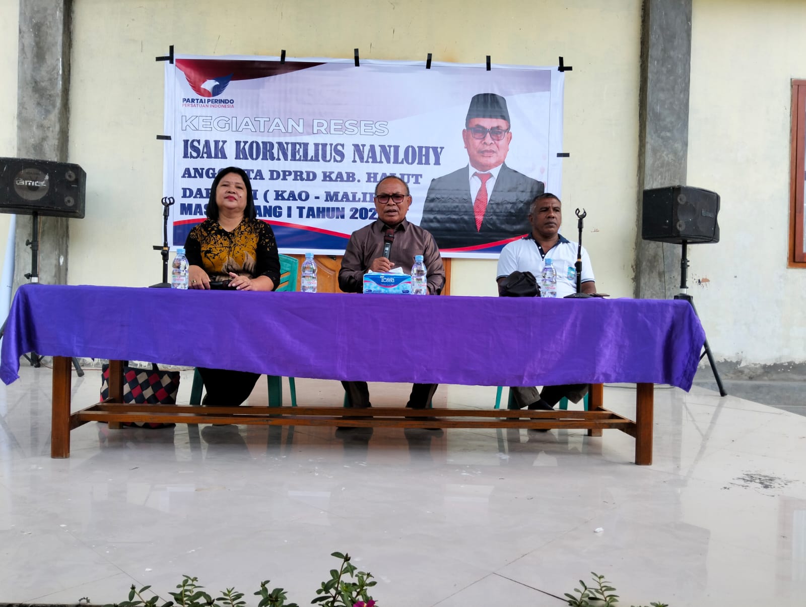 Reses di Desa Gamlaha, Anggota DPRD Halmahera Utara Isak Kornelius Nanlohy Dorong Penguatan Ekonomi Kerakyatan dan Infrastruktur Desa