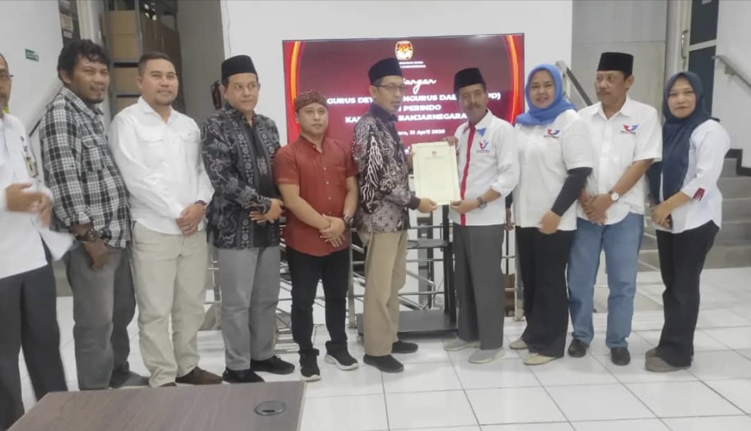 Perindo Banjarnegara Serahkan SK Kepengurusan ke KPU-Bawaslu, Perkuat Konsolidasi Politik