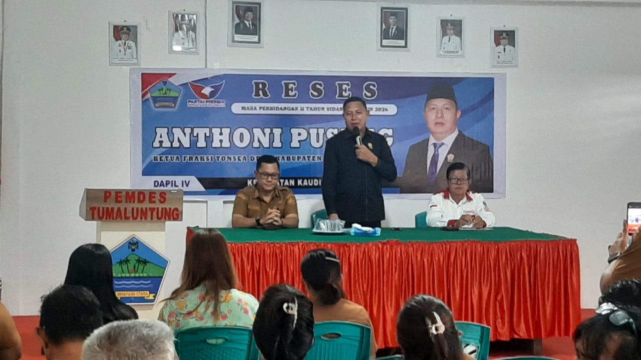 Reses di Minut, Anthoni Pusung Serap Aspirasi Infrastruktur hingga UMKM