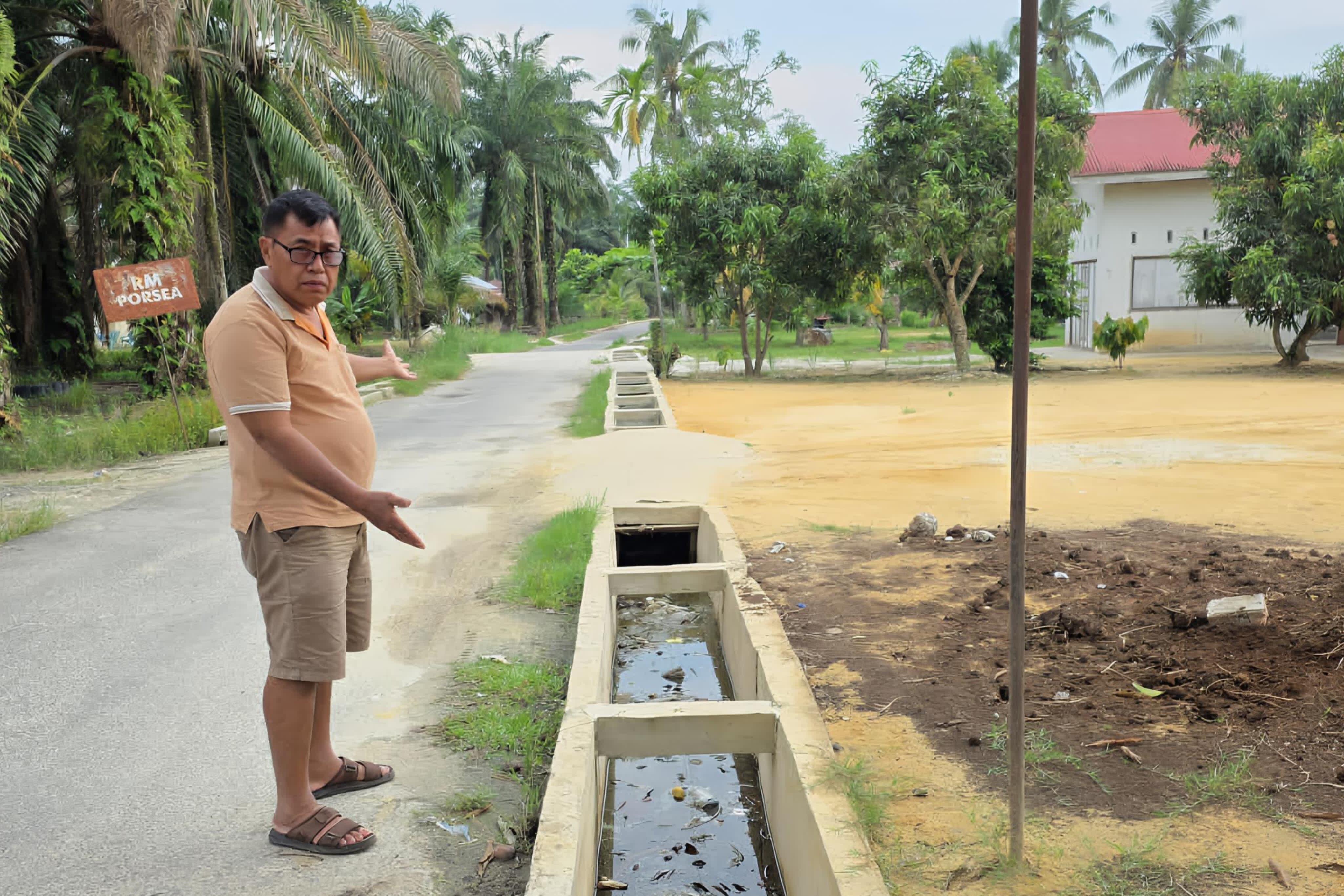 Laurensius Tampubolon Kawal Pembangunan Infrastruktur Bengkalis hingga Rampung